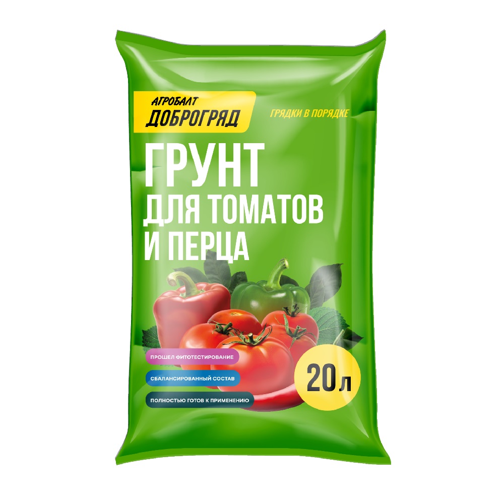 Грунт Доброгряд для томатов и перца 20л  /
