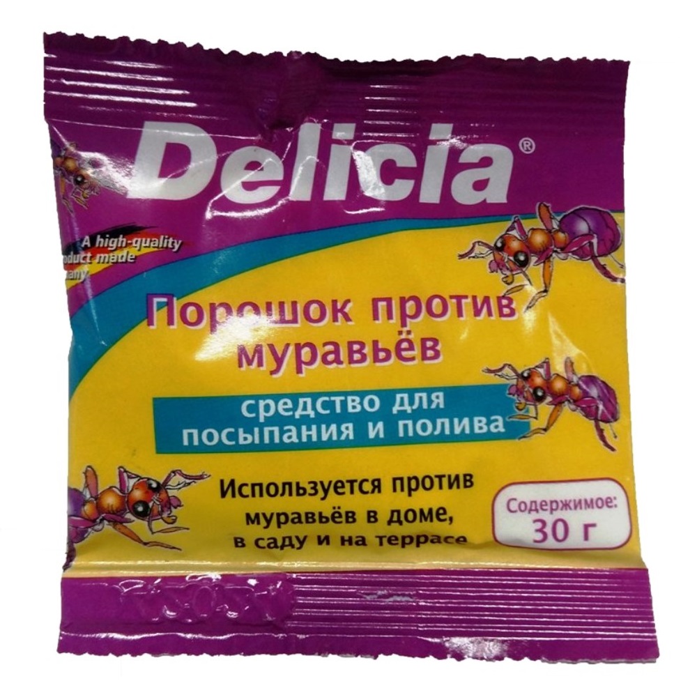Порошок-приманка от муравьев DELICIA 30гр  /250