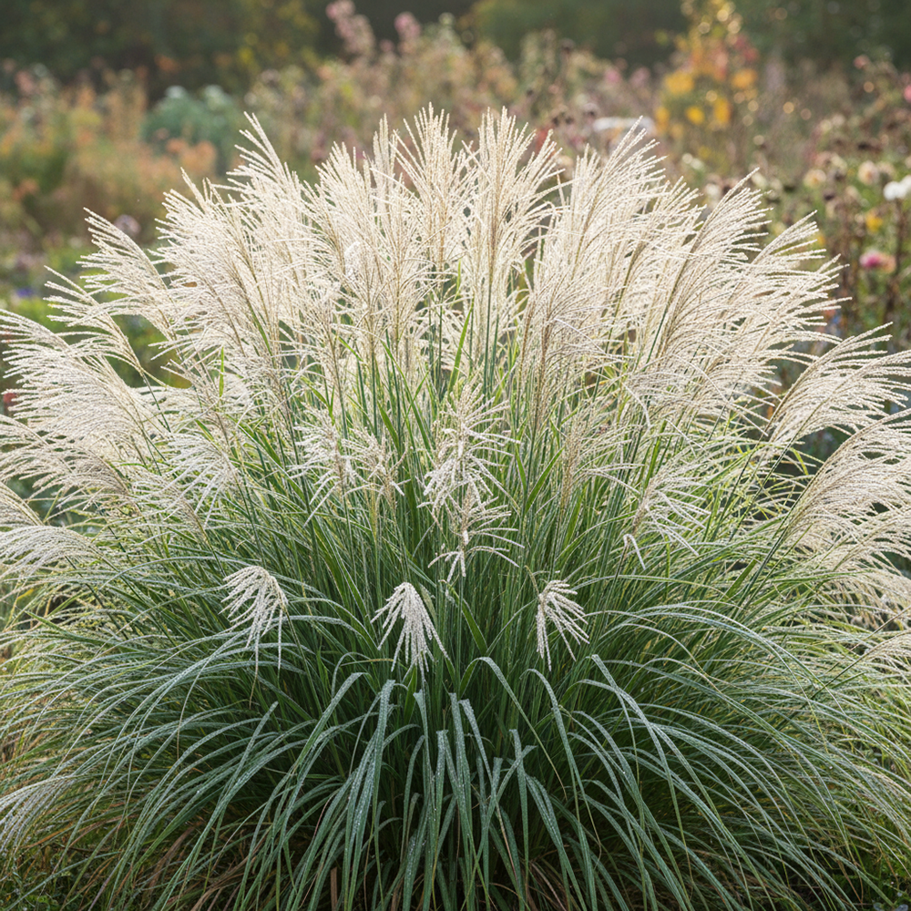 Мискантус китайский Зильберфедер С2 1шт /Miscanthus sinensis Silberfeders