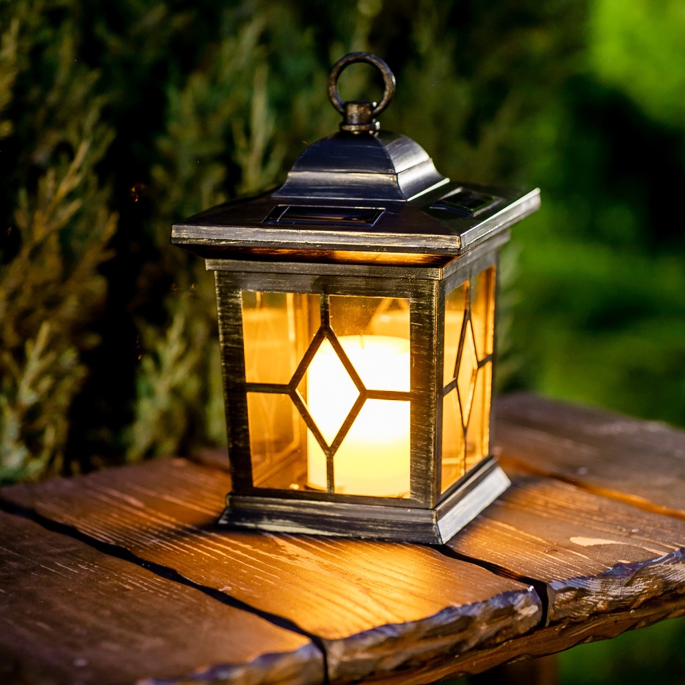 Светильник садовый на солнечной батарее Bronze lantern