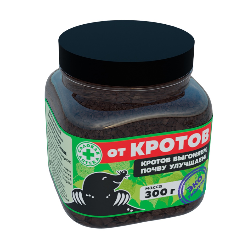 Гранулы от кротов Деготь древесный ЭКО 300гр/15