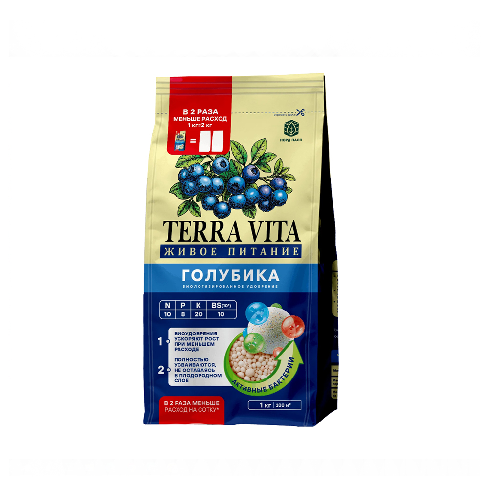 Удобрение TERRA VITA Голубика 1кг/12