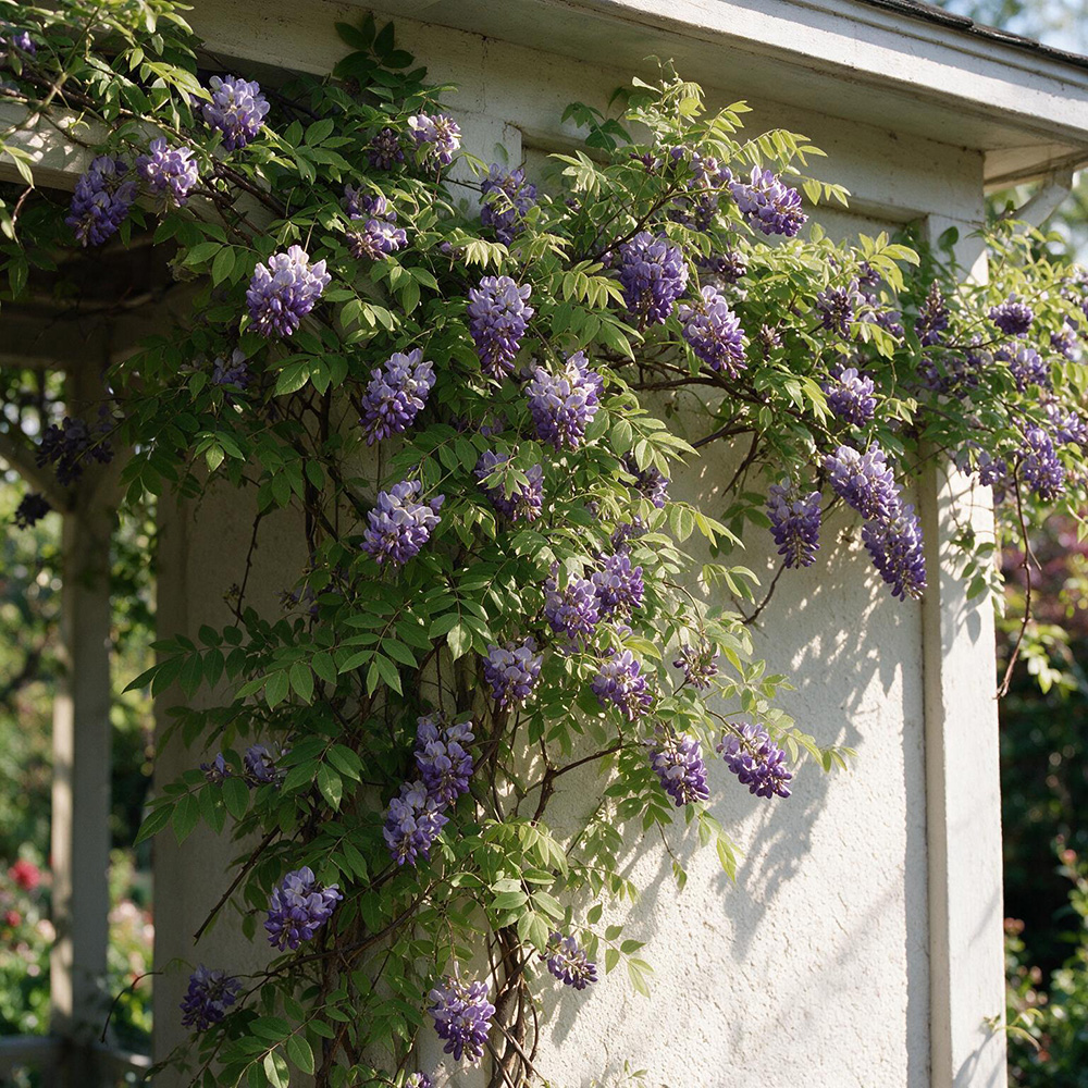 Глициния кустарниковая Лонгвуд Пурпул С2 1шт /Wisteria frutescens Longwood Purpl