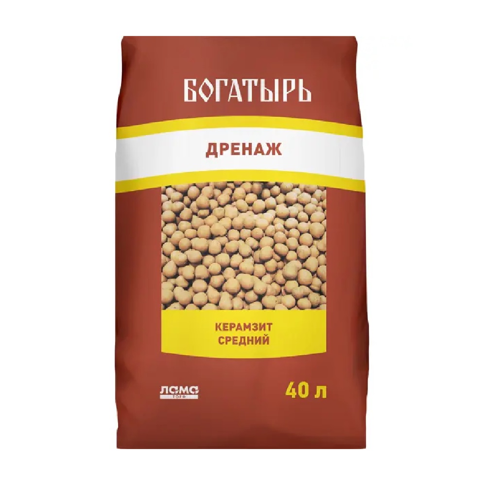 Керамзит средний Богатырь 40л  /