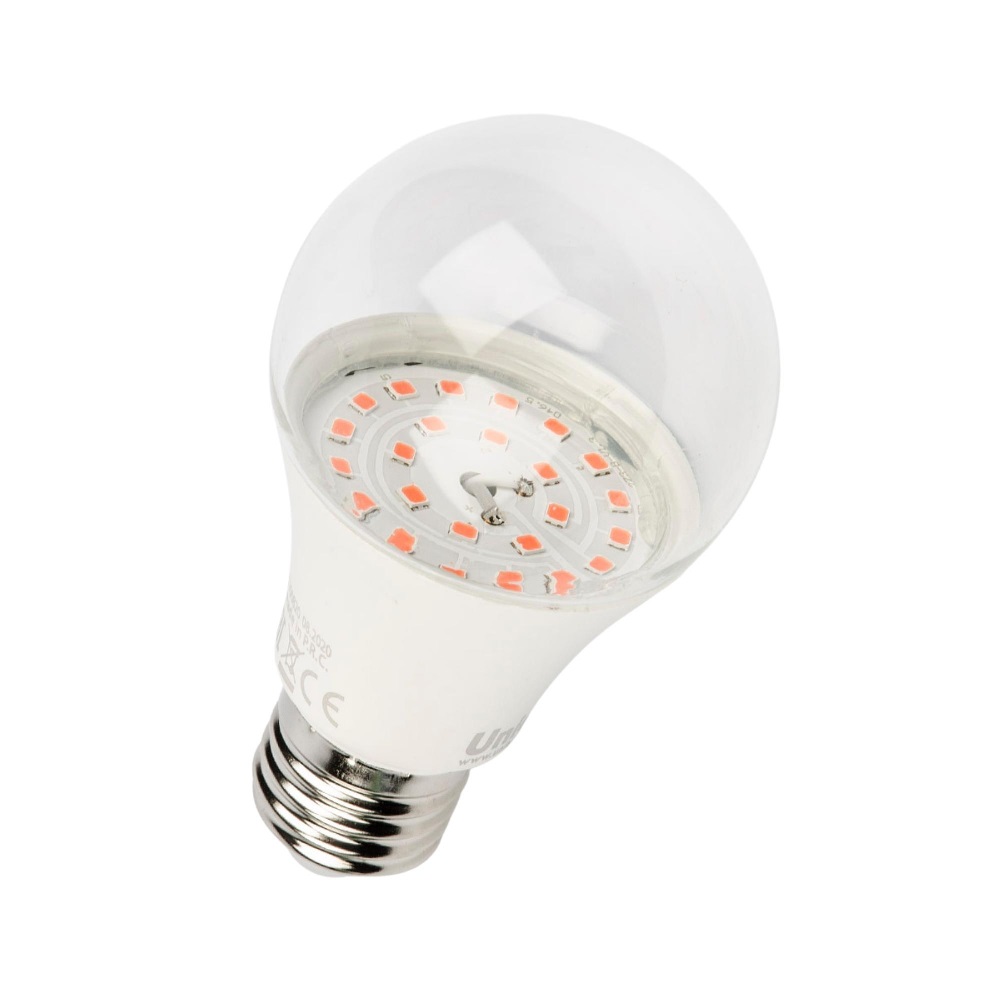 Лампа светодиодная для растений LED-A60-9W  /10/50