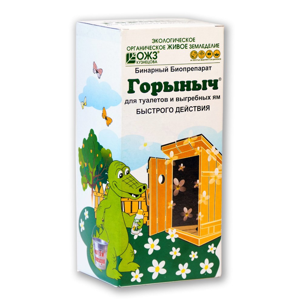 Препарат Горыныч бинарный для туалетов 0,5л /12