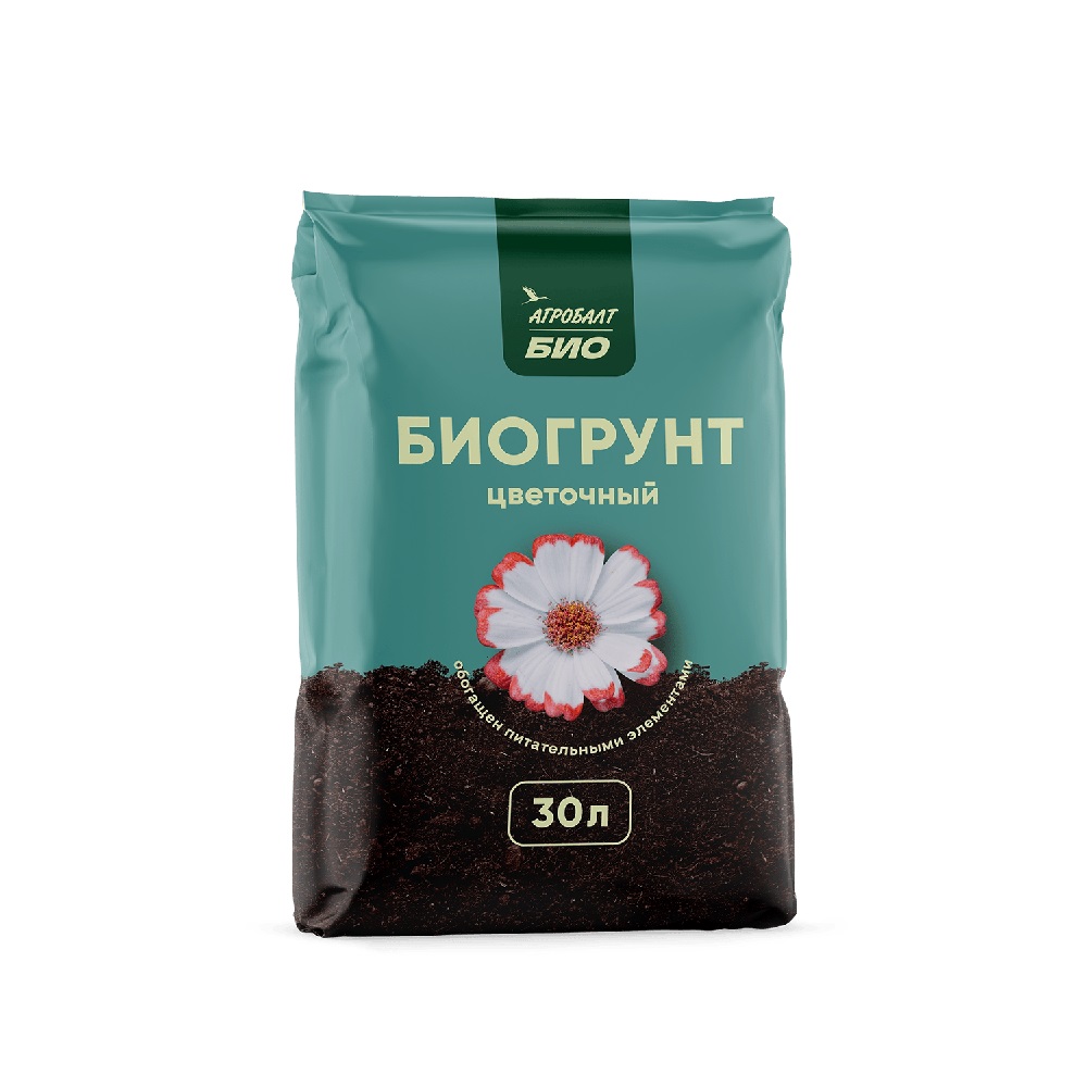 Биогрунт Агробалт Цветочный 30л /