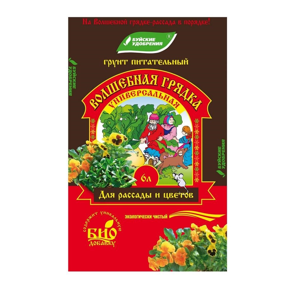 Грунт БХЗ Волшебная грядка  6л /6/270/330