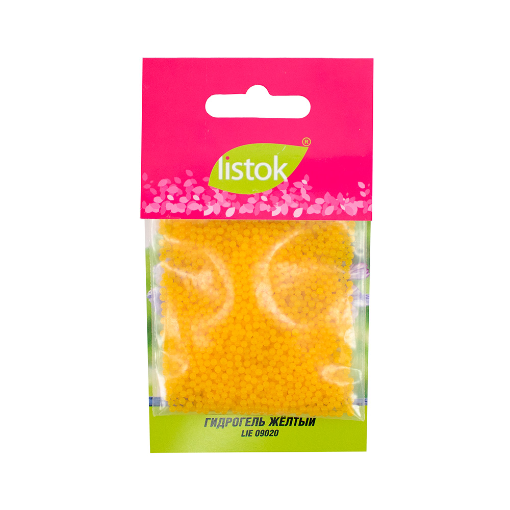 Гидрогель LISTOK ЖЕЛТЫЙ 20гр  /400