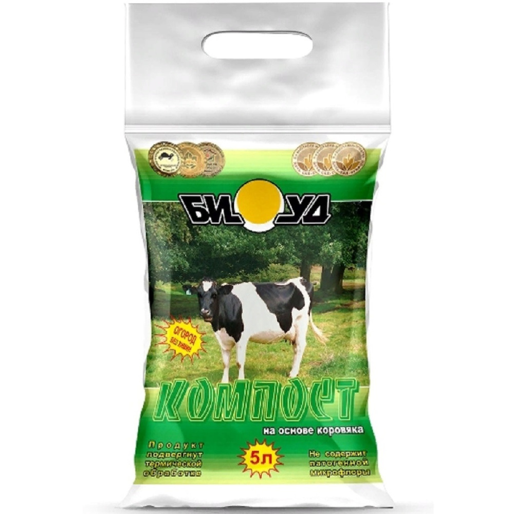 Удобрение БИУД  компост, коровий 5л  /6
