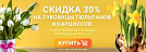 СКИДКА 30% НА ЛУКОВИЧНЫЕ ТЮЛЬПАНОВ И НАРЦИССОВ